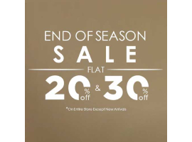 Shahid Afridi Store End Of Season Sale FLAT 20% & 30% OFF